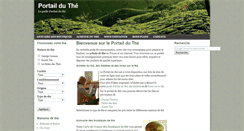 Desktop Screenshot of portail-du-the.fr